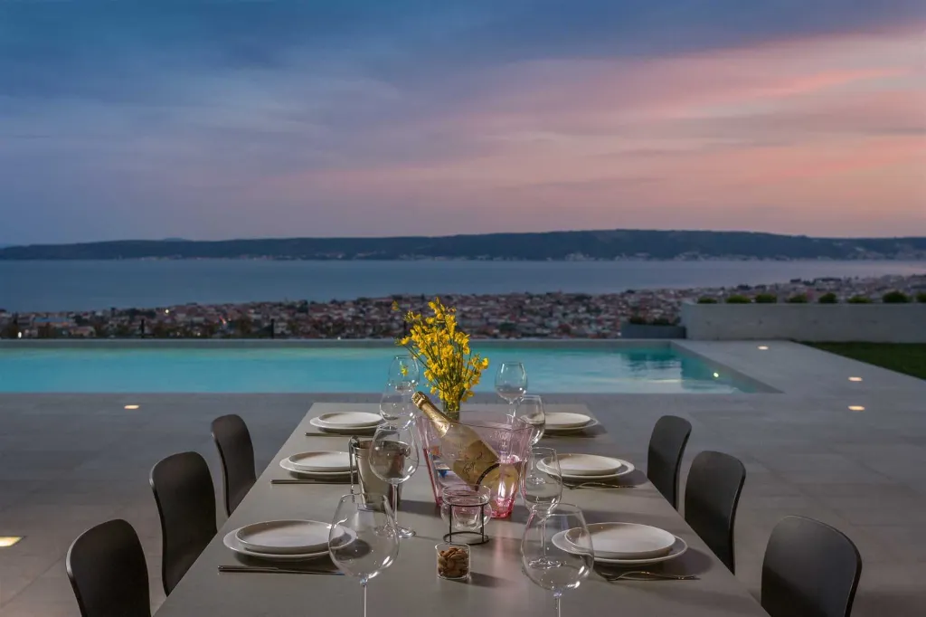 Split Villa for up to 12 Guests with Heated Pool
