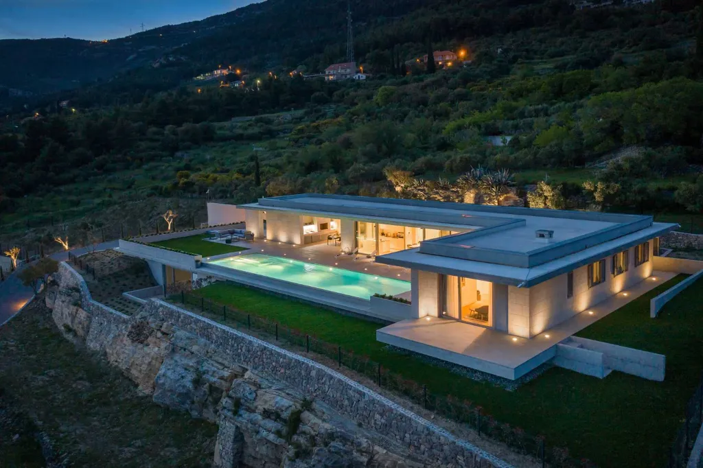 Split Villa for up to 12 Guests with Heated Pool