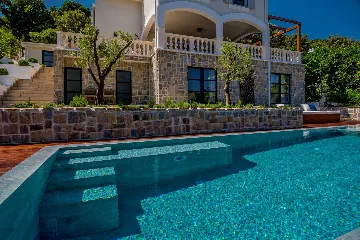 Heated Infinity Pool Villa for 10 in Korčula