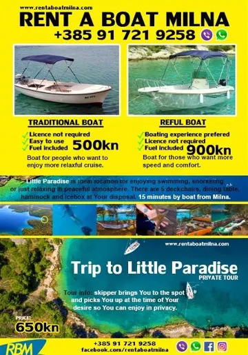 Stone Villa in Milna for up to 9 Guests