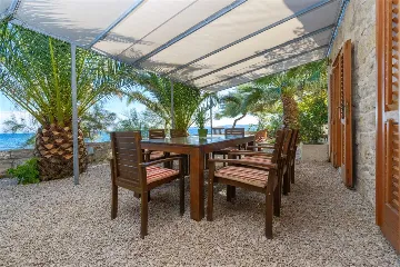 Seafront Villa with Saltwater Pool in Orebić