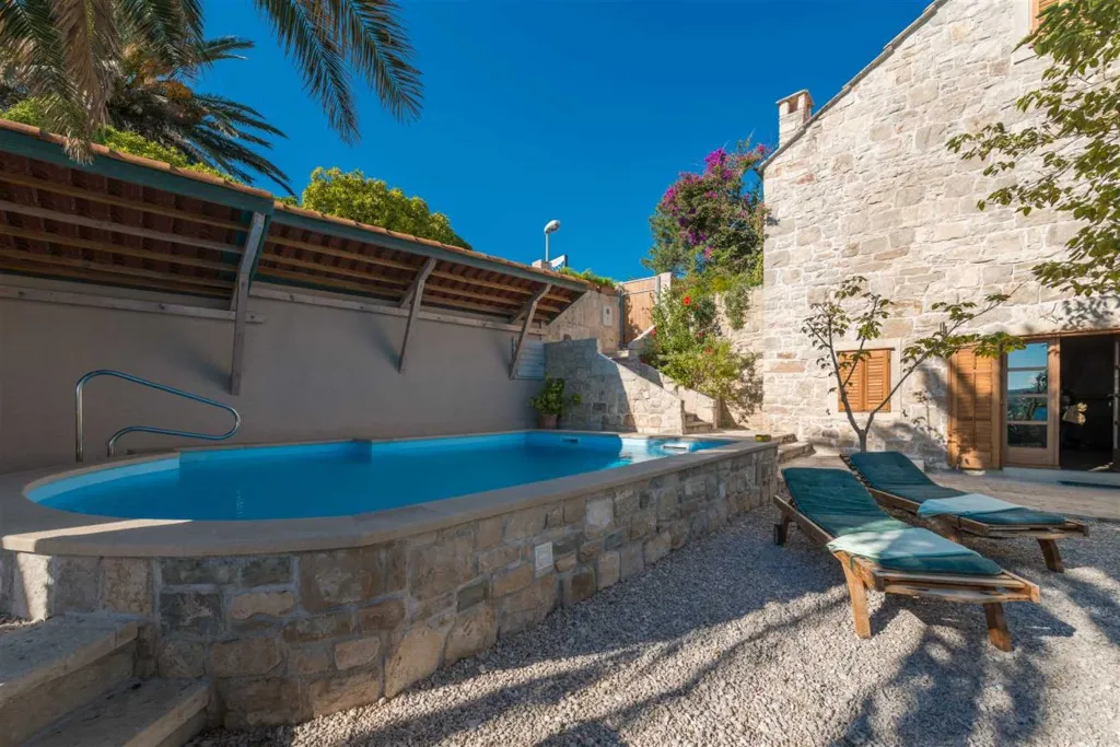 Seafront Villa with Saltwater Pool in Orebić