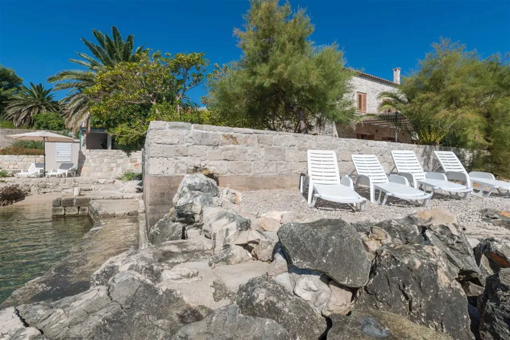 Seafront Villa with Saltwater Pool in Orebić