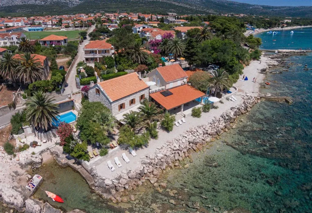 Seafront Villa with Saltwater Pool in Orebić