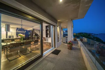 Seget Donji Villa with Pool, Sauna & Sea Access