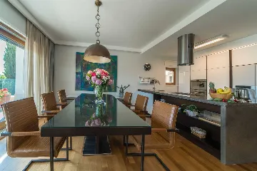 Seget Donji Villa with Pool, Sauna & Sea Access