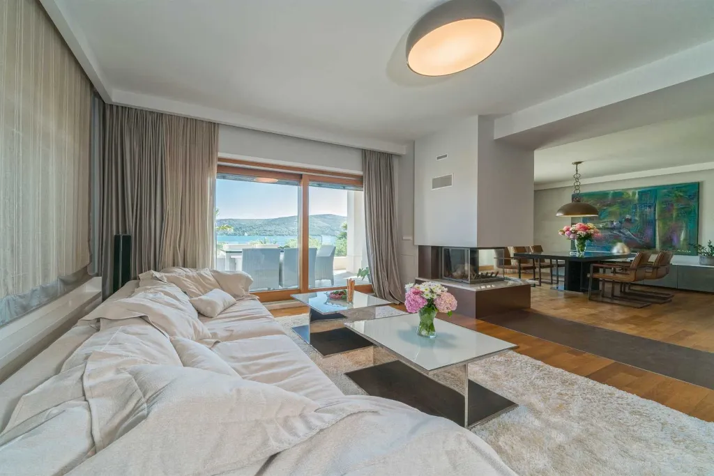 Seget Donji Villa with Pool, Sauna & Sea Access