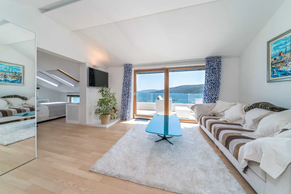 Seget Donji Villa with Pool, Sauna & Sea Access