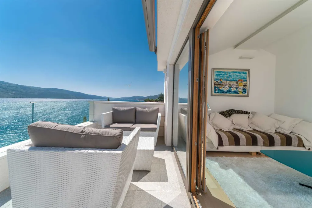 Seget Donji Villa with Pool, Sauna & Sea Access