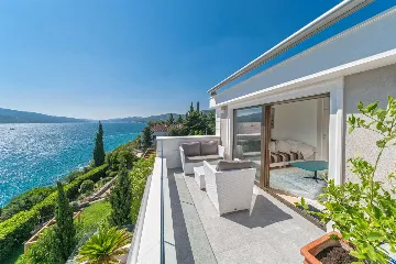 Seget Donji Villa with Pool, Sauna & Sea Access