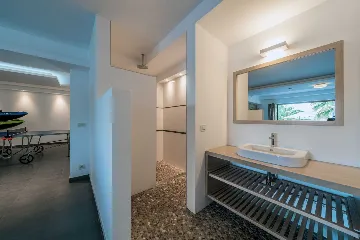 Seget Donji Villa with Pool, Sauna & Sea Access