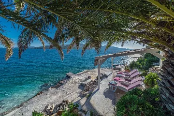 Seget Donji Villa with Pool, Sauna & Sea Access