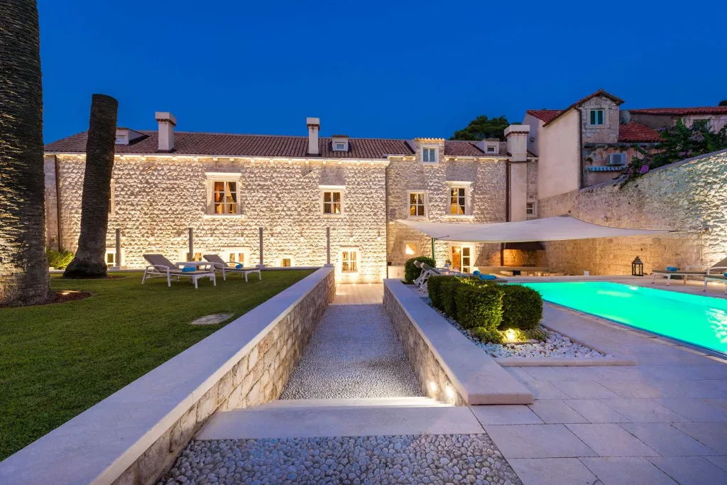 Zaton Villa for 12–14 with Pool and Private Chapel