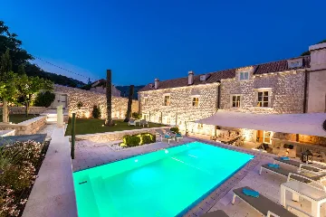 Zaton Villa for 12–14 with Pool and Private Chapel