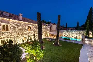 Zaton Villa for 12–14 with Pool and Private Chapel