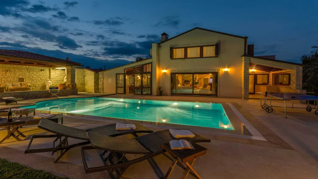 Rakalj 4-Bedroom Villa with Heated Pool (Up to 8)