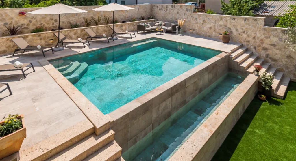 Modern Villa with Pool for 9 Guests in Šibenik