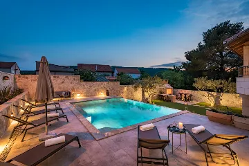 Modern Villa with Pool for 9 Guests in Šibenik