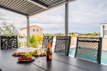 Family House with Private Heated Pool in Šibenik