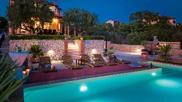 Bilice Villa with Pool for 9 near Šibenik