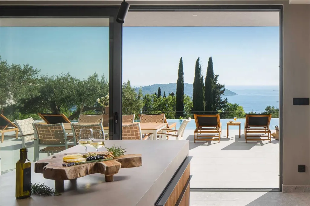 Modern Sea View Villa with Infinity Pool, Dubrovnik