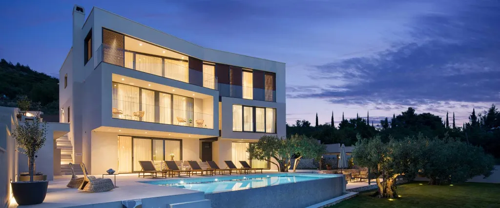 Modern Sea View Villa with Infinity Pool, Dubrovnik