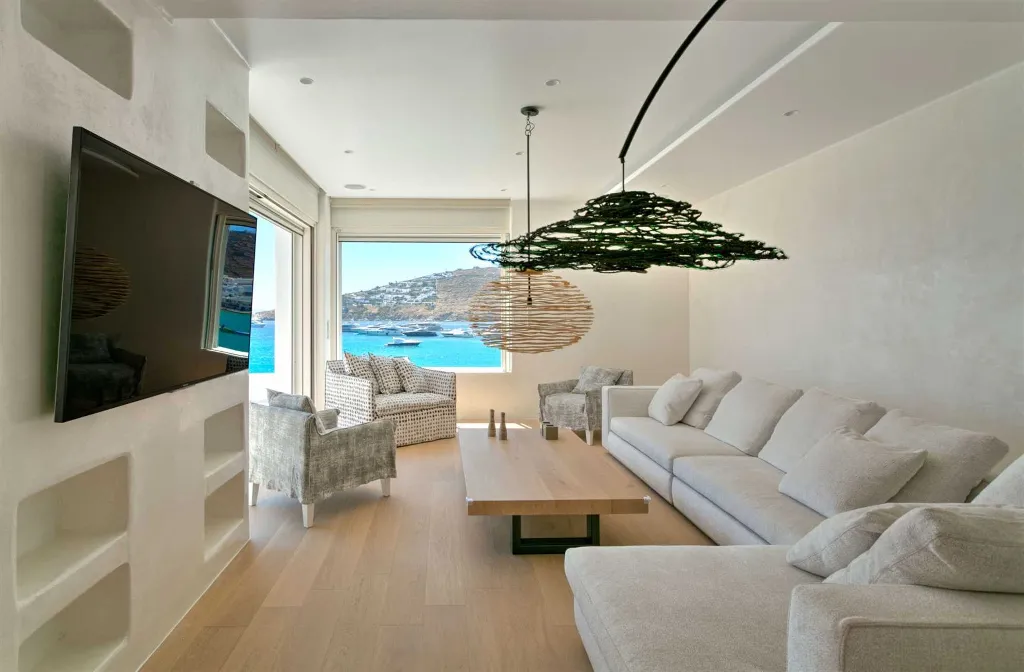 Seaside Six-Bedroom Villa with Private Pool, Mykonos