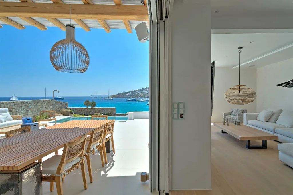 Seaside Six-Bedroom Villa with Private Pool, Mykonos