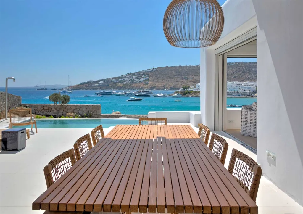 Seaside Six-Bedroom Villa with Private Pool, Mykonos