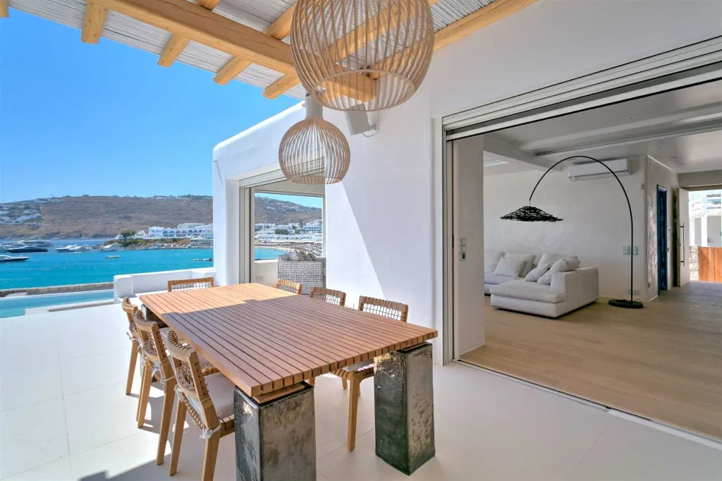 Seaside Six-Bedroom Villa with Private Pool, Mykonos
