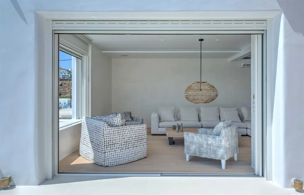 Seaside Six-Bedroom Villa with Private Pool, Mykonos