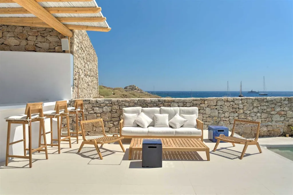 Seaside Six-Bedroom Villa with Private Pool, Mykonos