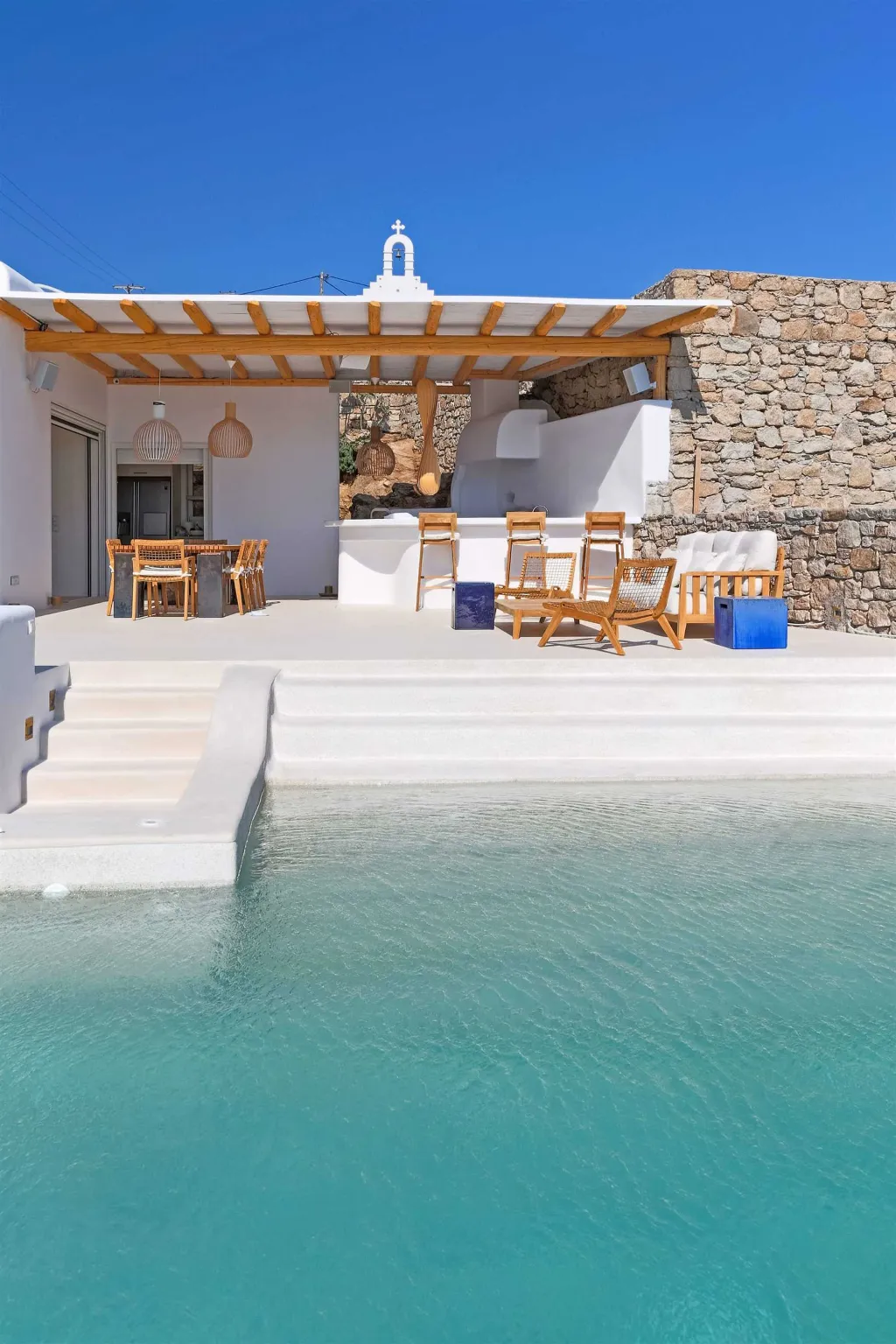 Seaside Six-Bedroom Villa with Private Pool, Mykonos