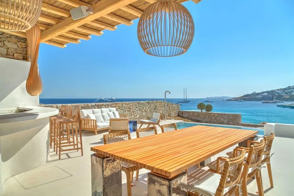 Seaside Six-Bedroom Villa with Private Pool, Mykonos