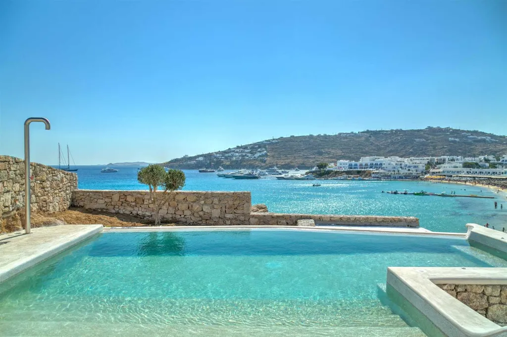 Seaside Six-Bedroom Villa with Private Pool, Mykonos
