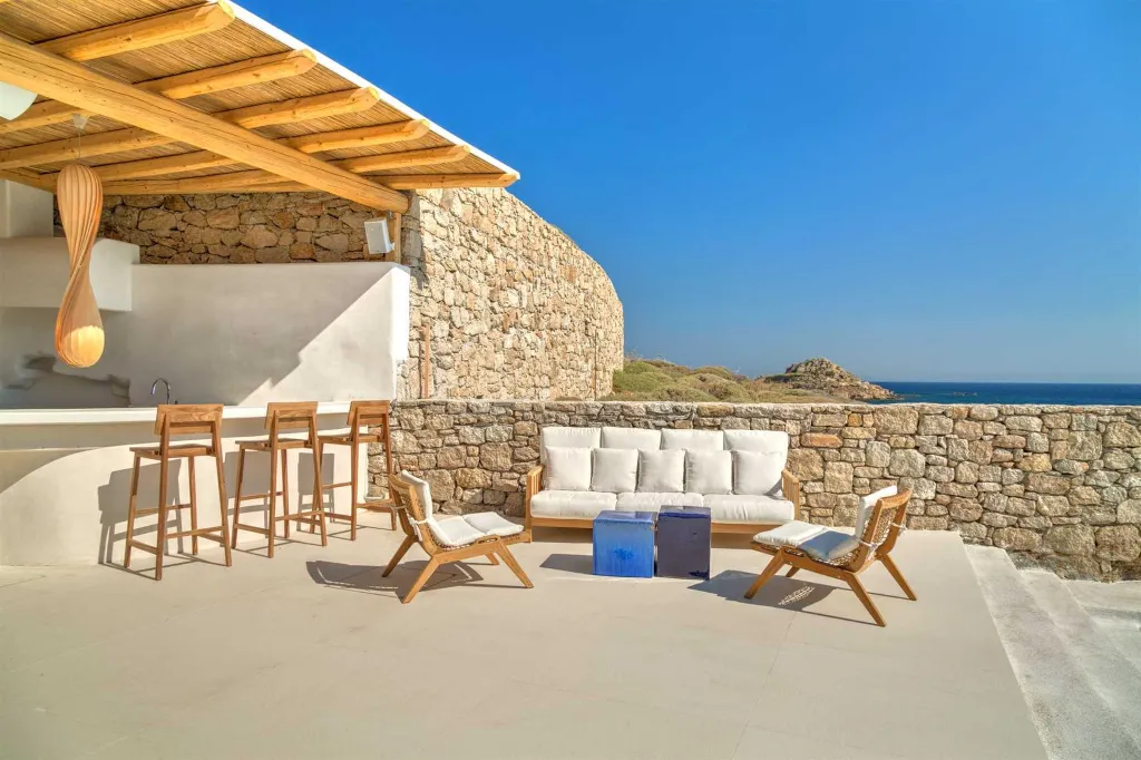 Seaside Six-Bedroom Villa with Private Pool, Mykonos
