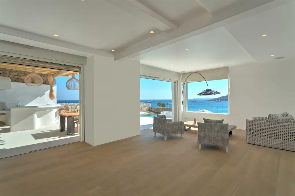 Seaside Six-Bedroom Villa with Private Pool, Mykonos