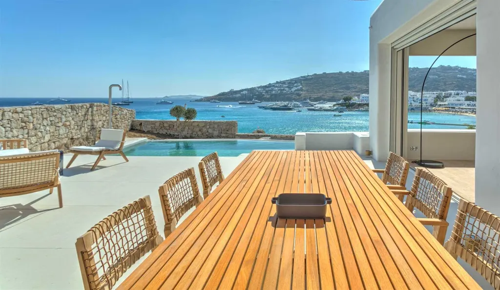 Seaside Six-Bedroom Villa with Private Pool, Mykonos
