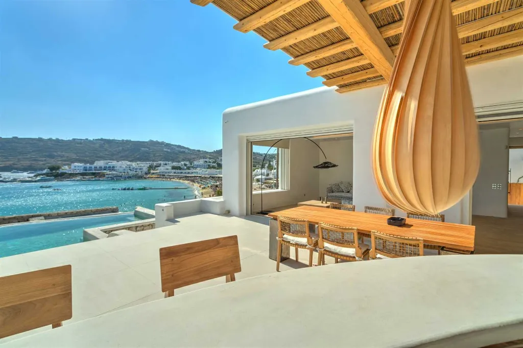 Seaside Six-Bedroom Villa with Private Pool, Mykonos
