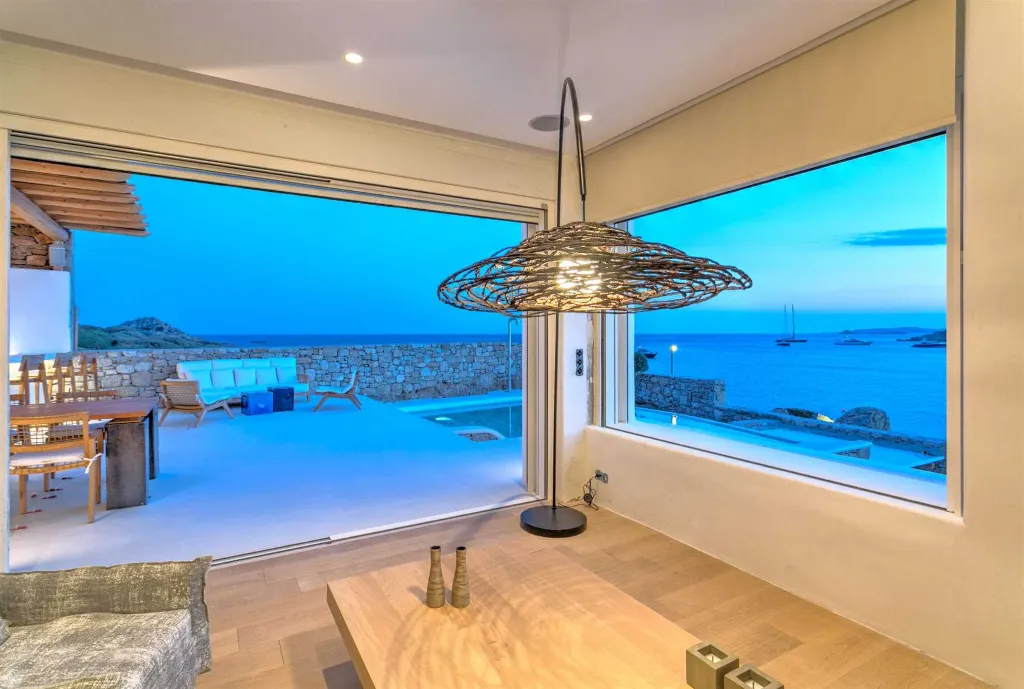 Seaside Six-Bedroom Villa with Private Pool, Mykonos