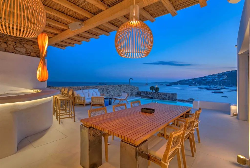 Seaside Six-Bedroom Villa with Private Pool, Mykonos