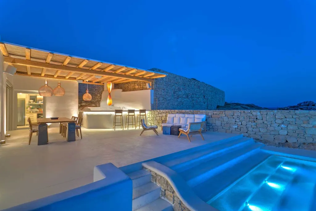 Seaside Six-Bedroom Villa with Private Pool, Mykonos