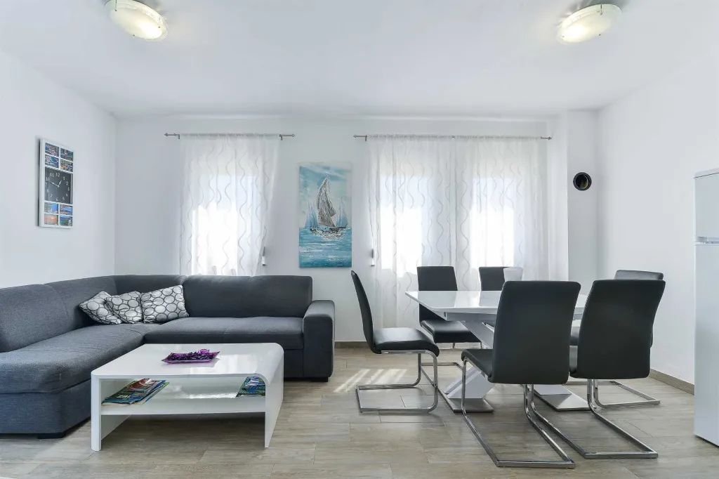 Sea-View 3-Bedroom Apartment with Balcony in Vir