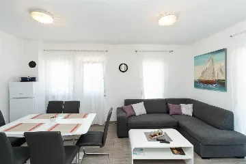 Sea-View 3-Bedroom Apartment with Balcony in Vir