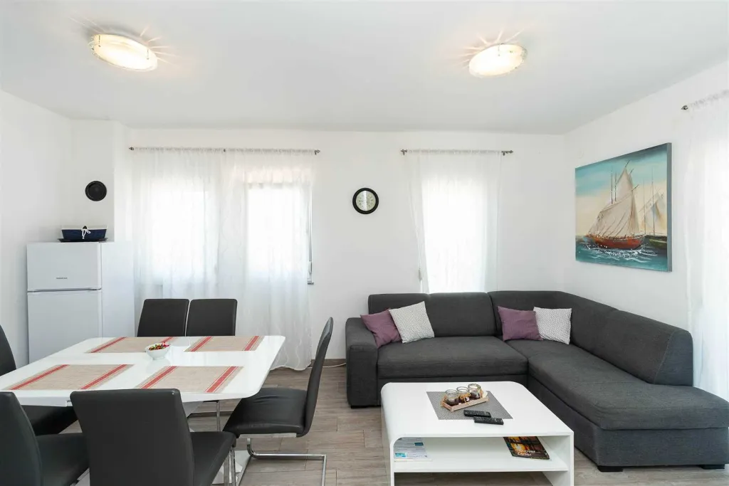 Sea-View 3-Bedroom Apartment with Balcony in Vir