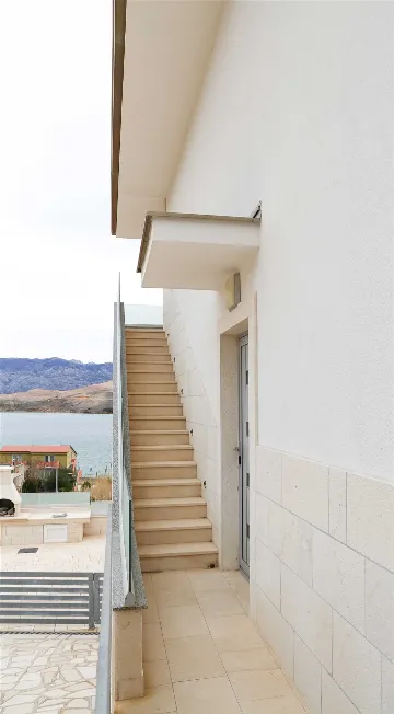 Apartment in Pag with Sea and Mountain Views