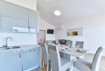 Apartment in Pag with Sea and Mountain Views