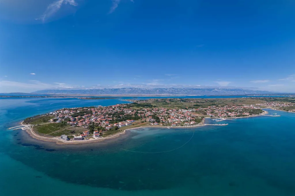 Privlaka Villa with Private Jacuzzi and Sea Views
