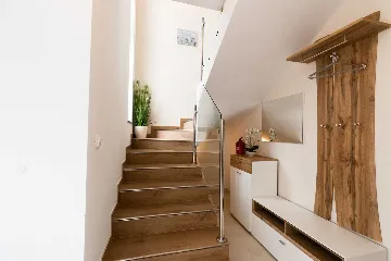 Beachfront 2-Bedroom Villa in Privlaka with Jacuzzi