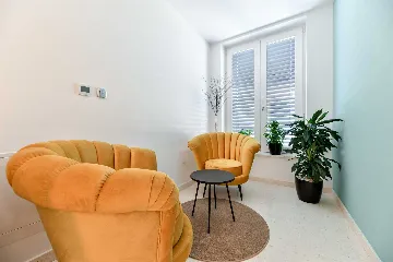 Room in Turanj for 2 Guests with Side Sea View